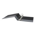 Binders | Universal UNV20747 11 in. x 8.5 in. 3 in. Capacity 3-Slant D-Ring View Binder - Black image number 1