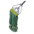  | Boardwalk BWK501GN Super Loop Head Cotton/Synthetic Fiber Mop Head - Small, Green (12/Carton) image number 5