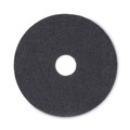 Cleaning & Janitorial Accessories | Boardwalk BWK4016BLA 16 in. Diameter Stripping Floor Pads - Black (5/Carton) image number 1