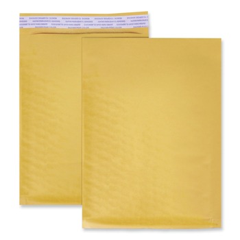 Universal 4087876 8.5 in. x 12.5 in. Extension Flap Self-Adhesive Closure #2 Peel Seal Strip Cushioned Mailer (25/Carton)