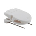 Desk Shelves | Advantus 75300 40 Sheet Capacity Wall Clips for Fabric Panels - White (4/Pack) image number 2