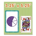 Flash Cards | Carson-Dellosa 0769677339 Fractions Flash Cards, 3.25 x 5.25, Assorted Colors, 54 Cards image number 4