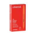 Highlighters | Universal UNV08853 Chisel Tip Fluorescent Orange Ink Orange Barrel Pocket Highlighters (1 Dozen) image number 6