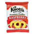 Food and Snacks | Knott's Berry Farm BIS59636 2 oz. Pack Premium Berry Jam Shortbread Cookies - Raspberry (36/Carton) image number 1