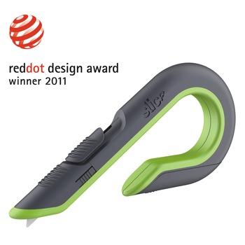  | slice 10503 1.29 in. Carbon Steel Blade 7 in. Nylon Handle Replaceable Double Sided Box Cutters - Gray/Green