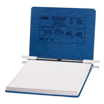 PAPER AND PRINTABLES | ACCO A7054113A PRESSTEX 9.5 in. x 11 in. 6 in. Capacity 2 Posts Post Binders with Storage Hooks - Dark Blue