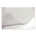 Office Chair Mats | Alera CM12233ALEPL 45 in. x 53 in. Moderate Use Wide Lipped Studded Chair Mat for Low Pile Carpet - Clear image number 4