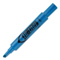 Highlighters | Avery 24016 HI-LITER Desk-Style Chisel Tip Highlighters - Fluorescent Blue Ink/Black Barrel (1-Dozen) image number 1