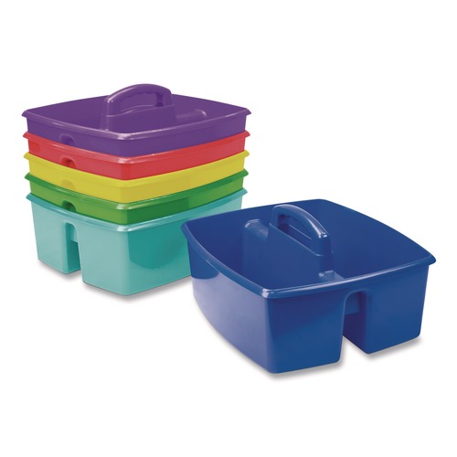 Boxes & Bins | Storex 00948E06C Large Storage Caddy, 11 x 13 x 6.38, Assorted Colors, 6/Carton image number 0