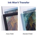 Binders | Avery 15766 3 Rings 0.5 in. Capacity Flexi-View 11 in. x 8.5 in. Binder with Round Rings - Navy Blue image number 6