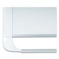 White Boards | MasterVision MVI270205 Gold Ultra 72 in. x 48 in. Magnetic Dry Erase Boards - White Lacquered Steel Surface, White Aluminum Frame image number 3