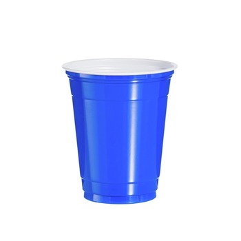 Dart P12SB 14 oz. Plastic Party Cold Cups - Blue (1000/Carton)