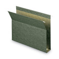 File Folders | Smead 64259 2 in. Capacity Letter Size Box Bottom Hanging File Folders - Standard Green (25/Box) image number 2