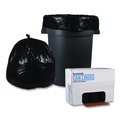  | Boardwalk X8046XKKR01 40 in. x 46 in. 45 gal. 1.6 mil Recycled Low-Density Polyethylene Can Liners - Black (100/Carton) image number 2
