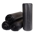  | Inteplast Group S386022K 60 gal. 22 microns 38 in. x 60 in. High-Density Commercial Can Liners - Black (150/Carton) image number 0