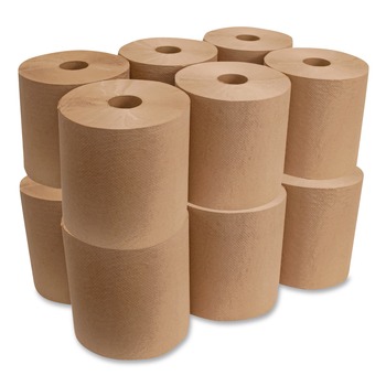 GEN GENHWTKRFT Hardwound 1-Ply 8 in. x 600 ft. Roll Towels - Natural (7200/Carton)