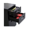 Just Launched | Alera ALEPABBFCH 14.96 in. x 19.29 in. x 27.75 in. 3-Drawers: Box/Box/File Legal/Letter Left or Right File Pedestal - Charcoal image number 2