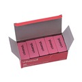 Erasers & Correction Supplies | Universal UNV55120 Rectangular Bevel Block Pencil Erasers - Small, Pink (20/Pack) image number 1