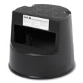 Just Launched | Rubbermaid Commercial FG252300BLA 13-1/2 in. 350 lbs. Capacity Rolling Step Stool with Retractable Casters - Black image number 1