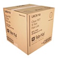 Cups and Lids | Fabri-Kal 000000000009508053 Kal-Clear/Nexclear X-Style Straw Slot/Flavor Buttons Plastic Drink Cup Lids Fits 9 oz. to 10 oz. Cold Cups - Clear (2500/Carton) image number 1