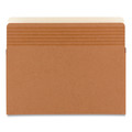File Folders | Smead 73208 3.5 in. Expansion Letter Size Easy Grip Pockets - Redrope (25/Box) image number 3