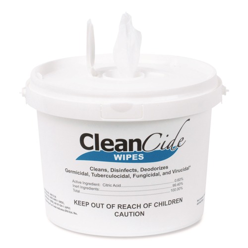 Hand Wipes | Wexford Labs 3130B400DEA 1-Ply 8 x 5.5 CleanCide Disinfecting Wipes - Fresh Scent/White image number 0