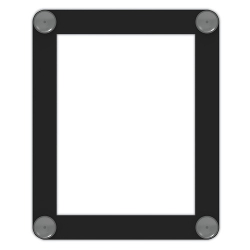 Office Presentation Supplies | Deflecto 899102 8.5 x 11 Insert Superior Image Window Display - Clear/Black image number 0