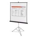Clearance Center | Quartet 570S 70 in. x 70 in. Portable Tripod Projection Screen - White Matte Finish image number 1