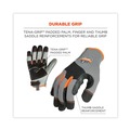 Cleaning Gloves | Ergodyne 17046 ProFlex 710 Heavy-Duty Mechanics Gloves Gray 2X-Large Pair image number 4