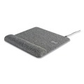 Mouse Pads & Wrist Support | Allsop 32304 11.8 in. x 11.6 in. Powertrack Plush Wireless Charging Mouse Pad with Wrist Rest - Gray image number 0