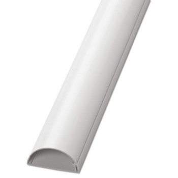 PRODUCTS | D-Line US/5FT5025W 60 in. x 2 in. x 1 in. Decorative Desk Cord Cover - White
