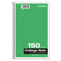 Notebooks & Pads | Oxford 65362 9.5 in. x 6 in. Sheets 3-Subject Medium/College Rule Coil-Lock Wirebound Notebook - Randomly Assorted Cover Color image number 2