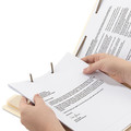 File Folders | Smead 19000 2 in. Expansion 2 Dividers 6 Fasteners Legal Size Six-Section Top Tab Classification Folders - Manila (10/Box) image number 3
