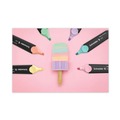 Back to School Sale | Schneider 115097 1 millimeter/5 millimeter Chisel Tip Job Pastel Highlighters - Assorted Ink/Barrel Colors (6/Pack) image number 5