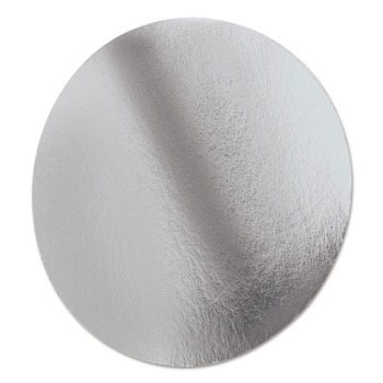Handi-Foil 2058L 8.25 in. Diameter Aluminum Foil Laminated Board Lids - Silver (500/Carton)