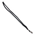 Label & Badge Holders | Advantus 75401 36 in. Long Metal Clip Fastener Deluxe Lanyards - Black (24/Box) image number 0