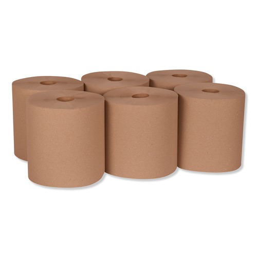 Paper Towels and Napkins | Tork RK8002 Universal 7.88 in. x 800 ft. 1-Ply Hand Towel Roll - Natural (6/Carton) image number 0