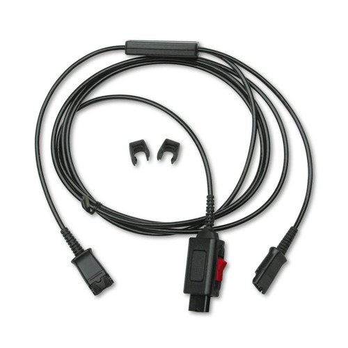 Office Electronics & Batteries | Poly 2701903 Y Splitter Adapter for Training Purposes - Black image number 0