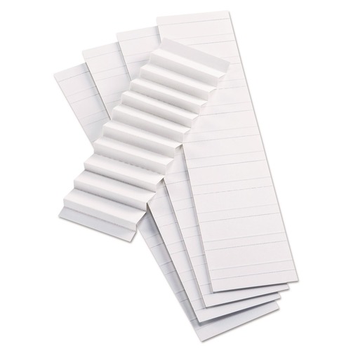 File Folders | Pendaflex 242 2 in. Wide 1/5-Cut Blank Inserts for Hanging File Folders - White (100/Pack) image number 0