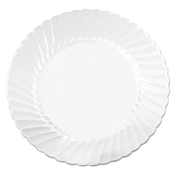 WNA WNA RSCW101212 10.25 in. Diameter Plastic Classicware Plates - Clear (144/Carton)