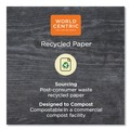 Cups and Lids | World Centric SL-PA-ME Hot Cup Sleeves Fits 8 oz. Cups - Natural (1000/Carton) image number 2