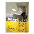 Floor Signs & Safety Signs | Rubbermaid Commercial FG9S1100YEL 13 ft x 40 in. Plastic Portable Mobile Safety Barrier - Yellow image number 6
