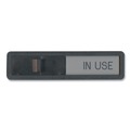 Floor Signs & Safety Signs | Headline Sign 1519 2.5 in. x 10.5 in. Vacant/In Use Sign - Black/Silver image number 3