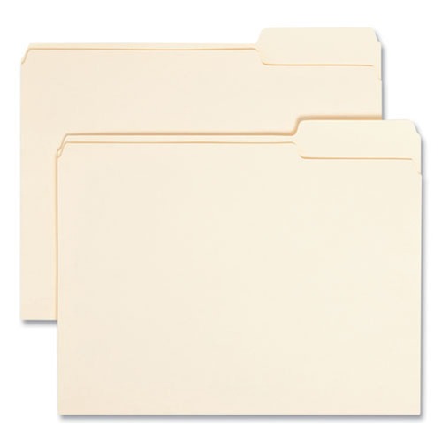 Just Launched | Smead 10333 Interior File Folders with 1/3-Cut Right Tabs - Letter, Manila (100/Box) image number 0