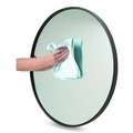 Just Launched | Rubbermaid Commercial FGQ63000BL00 Executive Series Hygen 16 in. x 16 in. Microfiber Glass Cleaning Cloths - Blue (12/Carton) image number 4