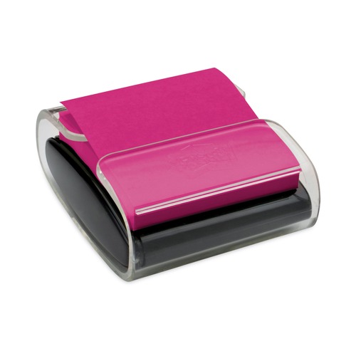 Sticky Notes & Post it | Post-it Pop-up Notes Super Sticky WD-330-BK Wrap Dispenser for 3 x 3 Pads - Black/Clear (1/Pack) image number 0