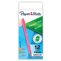 Pens | Paper Mate 2204001 1 mm Medium FlexGrip Ultra Recycled Retractable Ballpoint Pen - Black Ink, Assorted Barrels (1-Dozen) image number 0