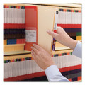 File Folders | Smead 26835 2 in. Expansion 6-Fastener End Tab Classification Folders - Letter Size/Manila Exterior (10/Box) image number 4