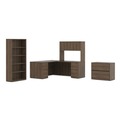 Office & Office Supplies | HON H105898L.PINCPINC 10500 Series 66 in. x 30 in. x 29.5 in. Left Pedestal Box/Box/File Single Pedestal Desk - Pinnacle image number 2