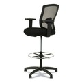Office Chairs | Alera ALEET4614 Etros Series 25.19 in. to 35.23 in. Seat Height Mesh Stool - Black image number 1
